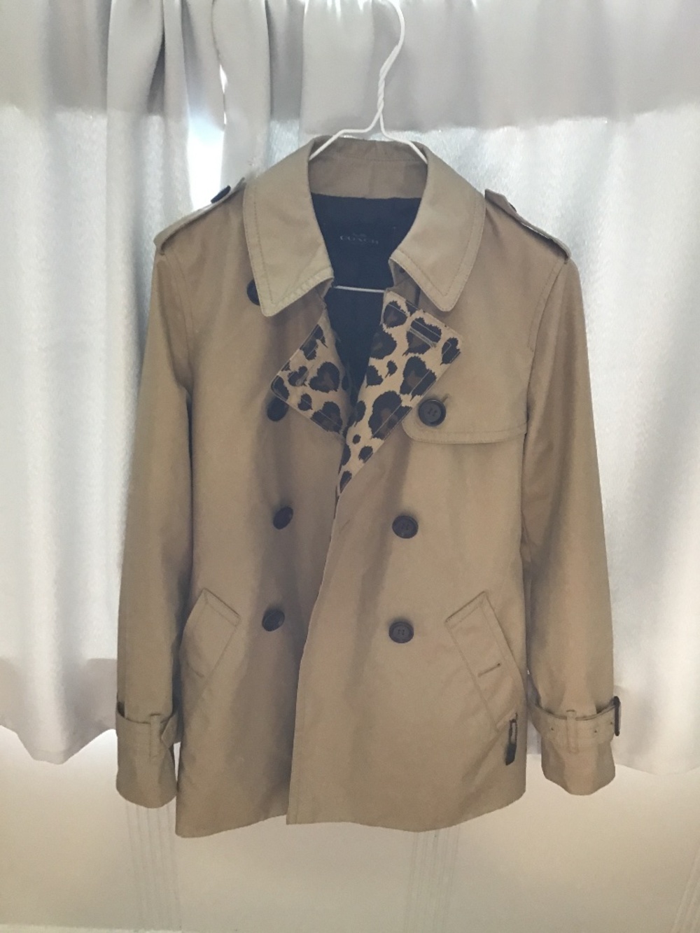 Coach XS Short Trench Coat